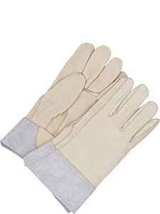 Bob Dale Gloves 60-1-1274-2-10 Grain Cowhide Utility Gloves 2 In Cuff