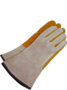 Bob Dale Gloves 63-1-1577 Premium Gray Split Back Reverse Grain Palm Welder