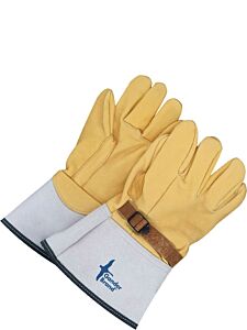Bob Dale Gloves 63-1-74Rt12-105 Premium Grain Deerskin High Voltage Utility Gloves Cover 12"105