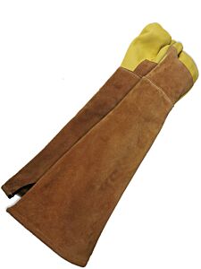 Bob Dale Gloves 63-1-9223-X2L Extreme Tactical 3-Finger Leather Kevlar Lined Gauntlet, Size 2X-Large