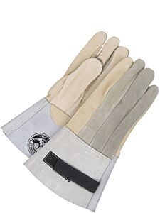 Bob Dale Gloves 63-1-949Vt-16 Premium Grain Palm Split Back Utility Gloves W/Velcro Strap16