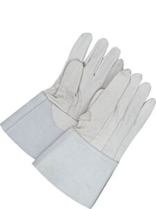 Bob Dale Gloves 64-1-1241-9 Welding Gloves Tig Grain Goatskin White, Size 9/Large