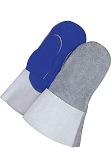 Bob Dale Gloves 64-1-666B-F Welding Gloves Split Leather Blue/Greyf