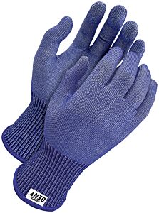 Bob Dale Gloves 99-1-4003-8 13 Gauge Seamless Knit Blue Touchscreen Liner, Size 8/Medium