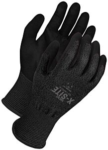Bob Dale Gloves 99-1-5403-7 Black 13G Cut Resistant Hppe Black Palm Taa, Size 7/Small