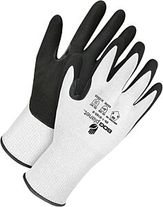 Bob Dale Gloves 99-1-8160-7 15 Gauge White Hppe Composite Nbr Palm Net Zero, Size 7/Small
