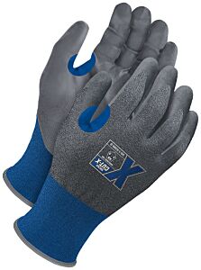 Bob Dale Gloves 99-1-9590-10 Navy 21G Seamless Knit Cut Resistant Grey Nbr Palm With Touchscreen, Size 10/X-Large