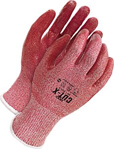 Bob Dale Gloves 99-1-9632-10 13 Gauge Seamless Knit Hppe With Flat Transparent Silicone Dip, Size 10/X-Large