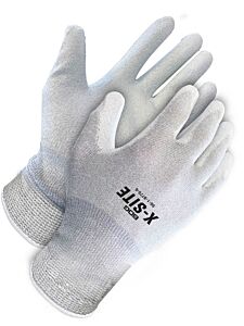 Bob Dale Gloves 99-1-9779-6 15 Gauge Seamless Knit Anti-Static Nylon/Copper With Pu Palm, Size 6/X-Small
