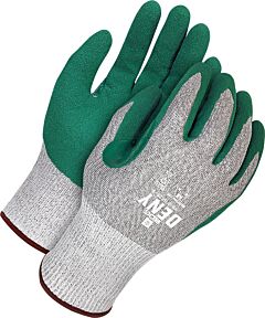 Bob Dale Gloves 99-9-9625-7 Waterproof, Touchscreen, Lined Hppe Green Sandy Nitrile Palm, Size 7/Small
