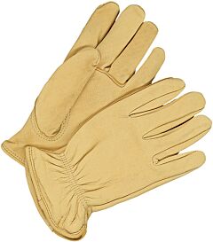 Bob Dale Gloves 20-1-365 Grain Deerskin Driver Gloves Slim Fit Tan