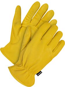 Bob Dale Gloves 20-9-340 Grain Sheepskin Driver Gloves Lined Thinsulate C100 Tan