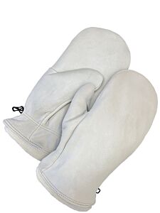 Bob Dale Gloves 50-9-227 Grain Leather Mitt Pullover W/Pullout Pile Liner