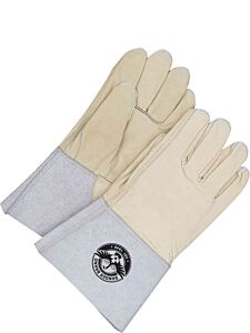 Bob Dale Gloves 60-1-1274 Grain Cowhide Utility Gloves Gauntlet