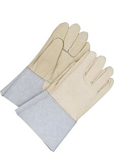 Bob Dale Gloves 60-9-1274 Grain Cowhide Utility Gloves Gauntlet Lined Thinsulate C100