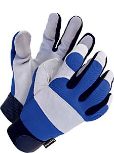 Bob Dale Gloves 20-9-1200 Mechanics Gloves Split Leather Palm Lined Thinsulate C100