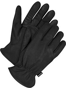 Bob Dale Gloves 20-9-368 Grain Deerskin Driver Gloves Lined Thinsulate C100 Black