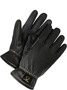 Bob Dale Gloves 20-1-10751 Oil Resistant Goatskin Driver Gloves Cut Resistant Liner