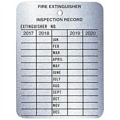 Brooks Mytag 4-Year Metal Inspection Tag, 2017, 2018, 2019, 2020