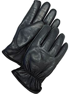 Bob Dale Gloves 20-9-1650 Grain Black Goatskin Driver Gloves With Thinsulate C100 Lining
