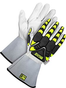 Bob Dale Gloves 20-9-1875 Goatskin Winter Lined 5" Gauntlet With Backhand Protection