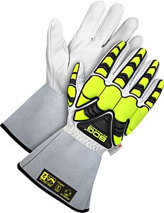Bob Dale Gloves 20-9-1885 Goatskin Cut Resistant 5" Gauntlet With Backhand Protection