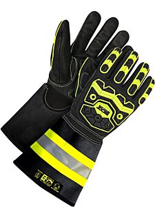 Bob Dale Gloves 20-1-10755 Oil Resistant Cut Resistant Goatskin 5" Gauntlet With Impact