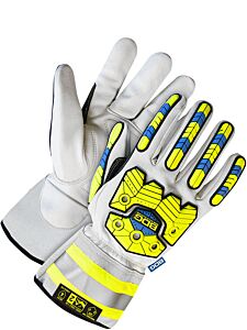 Bob Dale Gloves 20-9-10698 Goatskin Gauntlet Back Protection Fr120 Thins & Cut Liner