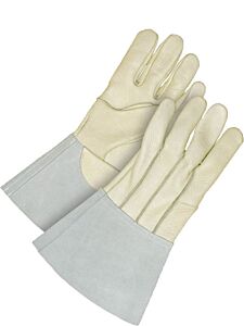 Bob Dale Gloves 63-1-1270 Grain Cowhide Utility Gloves Gauntlet
