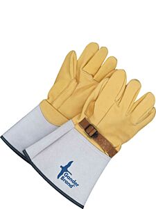 Bob Dale Gloves 63-1-74Rt14 Premium Grain Deerskin High Voltage Utility Gloves Cover 14"