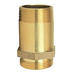 Brooks N311 Rack Nipple, 1 1/2" Npt X Nst, Brass