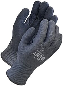 Bob Dale Gloves 99-9-3367 Lined Black Knit Microfiber/Pu Palm