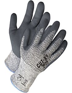 Bob Dale Gloves 99-1-9626 Grey Hppe Cut Resistant Grey Sandy Nitrile Palm