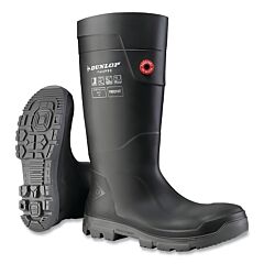 Dunlop Lj2Jk01-08 Purofort® Fieldpro Full Safety Boots, Size 8, Charcoal/Grey