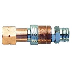 Gentec Qc-Htf Quick Connectors, Hose-To-Torch Connector, 29 Psi, Fuel Gases