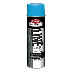 Krylon K00830208 Line-Up® Pavement Striping Paint, 18 Oz, Aerosol Can, Accessibility Blue, Flat