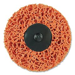 Weiler 51765 Tiger® Strip Disc, 3 In Dia, Type R, X-Coarse, 12000 Rpm, Ceramic, Orange