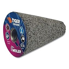 Weiler 68404 Tiger® Grinding Cone, 2 In Dia X 3 In Thick X 5/8 In-11 Arbor, 20 Grit, Ceramic Alumina, Type 17, 12 Ea/Bx