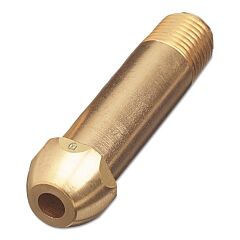 Western Enterprises 15-8 Regulator Inlet Nipple, 1/4 In (Npt), 2-1/2 In, Cga-580/Cga-510/Cga-500/Cga-590