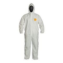 Dupont Ng127Swh3X0025Np Proshield Nexgen Coveralls W/ Respirator Fit Hood & Elastic Wrists & Ankles, 3X-Large