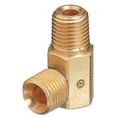 Western Enterprises 254 Brass Hose Adaptor, Male/Male, B-Size, Lh