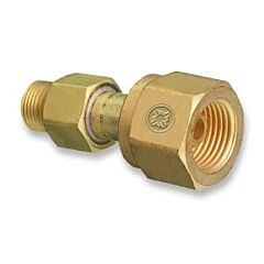 Western Enterprises 304 Brass Cylinder Adaptor, Cga-300 Commercial Acetylene To Cga-200 "Mc" Acetylene