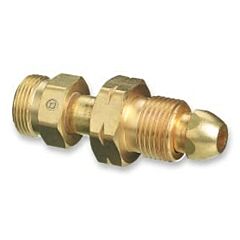 Western Enterprises 315 Brass Cylinder Adaptor, From Cga-510 Pol Acetylene To Cga-520 B Tank