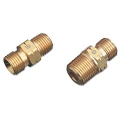 Western Enterprises 33 Regulator Outlet Bushing, 200 Psi, Brass, B-Size, 1/4 In (Npt) Lh, Male, Acetylene/Fuel Gas