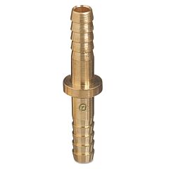 Western Enterprises 45 Brass Hose Splicer, 200 Psig, Barb Round, 3/16 In