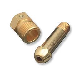 Western Enterprises 500-2 Regulator Inlet Nuts, Medical Mixtures, Brass, Cga-500