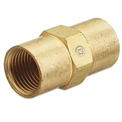 Western Enterprises Aw-430 Inert Arc Hose Coupler, 200 Psig, Brass, B-Size 5/8 In-18 Rh (F)