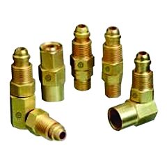 Western Enterprises Aw-432B Inert Arc Hose & Torch Adaptor, Brass, Straight, Male/Female, Rh To Rh