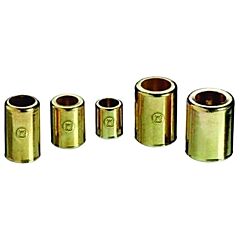 Western Enterprises K-K Brass Hose Ferrules, 0.575 In I.D.