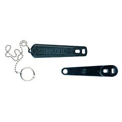 Western Enterprises Mcw-2Bc Cylinder Wrench, For Oxygen Cylinders, Metal, With Security Chain